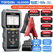 OBD2 Scanner TOPDON AL500B Diagnostic Scan Tool & 12V Car Battery Load Tester