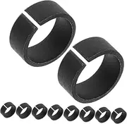 10pcs Set Wheel Hub Positioning Ring Exhaust Gasket Wheel Lock Lug Nuts Balance Wheel Cone Seat Wheel Lock Key Wheel Lug Nut Pex Pipe Rv Tire Chocks Black 65 Manganese Spring Steel