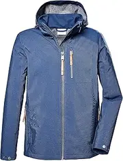 [G.I.G.A. DX] GS 7 MN SFTSHLL JCKT Men's Softshell Jacket with Zip-Off Hood, Dark Blue, 4XL, 41491-000