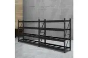 Giantz 4Mx2M Garage Shelving Warehouse Rack Pallet Racking Storage Shelve Black