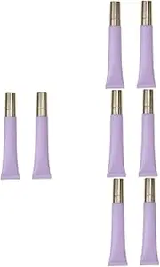 4sets Purple Frosted Eye Cream Cosmetics Tube Cosmetic Tube Essential Oil Dispenser Eye Cream Tube for Women Refillable Eye Cream Tube Empty Eye Cream Tube Travel Tubes 2pcs*4