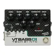 TECH21 SANSAMP Ampeg style analog simulator DI box VT Bass DI amp simulate