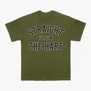 Straight From The Hart Army Green T-shirt