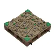NEW MOC Sir Perceval Medieval CROSSROAD MODULAR 110+ Pcs LEGO Compatible
