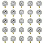 25 PACK LIQUID FILLED PRESSURE GAUGE 0-15 PSI, 2.5" FACE, 1/4" LOWER MOUNT WOG