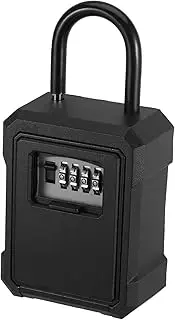 HEALEEP Box Key Lock Box Metal Key Organizer with Resettable Code for Home Office Garage Design