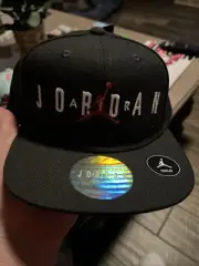 Nike Air Jordan Jumpman Print Snapback Black ChildSize 4/7 8A0128-023