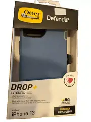 Otterbox - Defender Case for Apple iPhone 13 - Fort Blue