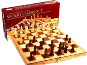 CHESS,WOOD,15" INLAID BD.*CGC* (HSN20004)