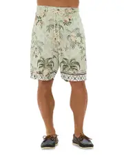 Camilla Jardim Party Printed 12.8 Walking Shorts