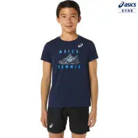 在飛比找momo購物網優惠-【asics 亞瑟士】童 短袖上衣 兒童 網球(2044A0
