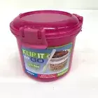 Sistema ToGo Collection Breakfast Plastic Bowl Food Storage Container Pink 530mL