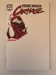 Sketch cover blank original art, Carnage Remark , by Dan Neidlinger