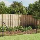 vidaXL Wire Mesh Fence with Spike Anchors Anthracite 1x25 m HEE