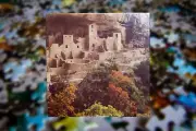 Vintage Springbok Cliff Dwellings 500 Piece Puzzle (Sealed) PZL2450