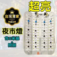 在飛比找momo購物網優惠-【威富登】夜市燈 5米線+開關 耐用款 600W 擺攤燈 投