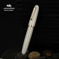 在飛比找蝦皮購物優惠-金豪鋼筆9019漢白玉心跳尖男士高檔鋼筆成人練字專用精緻書寫