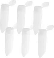 6pcs Travel Size Containers 30ml Leakproof Squeeze Bottles for Toothpaste Lotion Skincare Refillable Travel Bottles