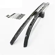 Aluminum Alloy Car Roof Rack Cross Bar Compatible for Mazda CX-5 CX5 2016-2025 Rails Bar Luggage Bars Top Racks Rail Boxes(Rack Bright Black)
