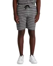 Karl Lagerfeld Paris Chevron Drawstring 8.5 Shorts