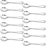 Teaspoons Set of 12, 6.7 Inches Spoons Silverware Premium Food Grade Stainless S