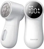 GAIATOP Fabric Shaver, Rechargeable Lint Remover Sweater Defuzzer, Intelligent D