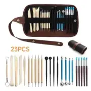 23PCS Art DIY Clay Tool cold porcelain polymer molds Sculpting Carving Craft