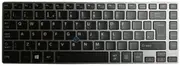 Laptop Keyboard for Toshiba for Tecra Z40-B Z40-B-109 Z40-B-10T Z40-B-10U Z40-B-144 United Kingdom UK Black with Gray Frame with Backlit&Pointing New