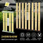 Phlizon Grow Light 640W 240W LED Bar Full Spectrum Grow Commercial Plant Bloom