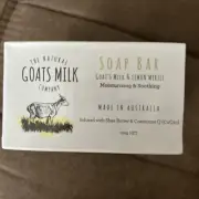The Natural Goats Milk Company Soap Bar 3 Pack “Goats Milk & Lemon Myrtle”