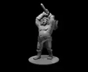 Three Headed Cyclops Monster Manual 28mm Scale DND D&D Tabletop Miniature