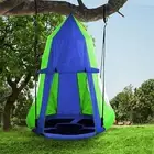 Hanging Tree Swing Tent Waterproof Backyard Hammock Chair Max Capacity 600lbs...