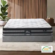 Bedra Double King Single Queen King Mattress Cool Gel Foam Pillowtop Bed 22cm