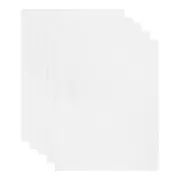 5 Pcs 11.5 x 14.5" Silicone Dehydrator Sheets Fruit Dryer Mesh Mat, White