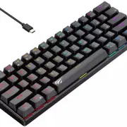 Havit 61 Key Mechanical Gaming Keyboard - Black