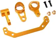 Replacement Steering Assembly for Ptg-2R 1/10 RC Car, Metal Upgrade Parts, Gold
