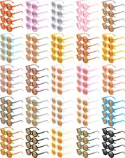 100 Pairs Summer Kids Sunglasses Bulk Colorful Cute round Sunglasses Retro Groov