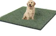 Elsavct 80 X 120 Cm Artificial Grass Dog Grass Mat And Grass Doormat Indoor Outdoor Carpet Artificial Grass Lawn For Dogs Potty Training Pad Area P...