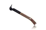 15 inch Flat Pry Bar Crowbar, Curved Rocker Head, Teardrop Nail Puller, High-Car