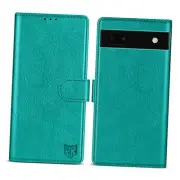 ZZXX for Google Pixel 6a Wallet Case with [RFID Blocking] Card Slot Kickstand