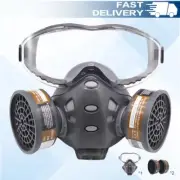 Full Face Gas Mask Reusable Respirator for Dust, Virus, Bushfire Survival