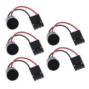 5Pcs Mini Plug Speaker For PC Computer Motherboard Case Buzzer Board Beep Alarm
