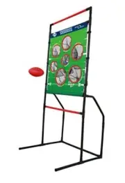 Endzone Challenge 2-in-1 Football and Flying Disc Toss - Backyard and Lawn