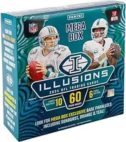 2024 Panini Illusions Football Trading Cards Mega Box