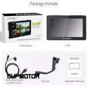 4K Ultra-Bright 6"Camera Monitor DSLR Field Monitor w/Waveform VectorScope
