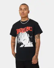 [YUNGBLUD] Yungblud Universal Music X Yungblud Stencil Photo T-shirt Black - Size XL XL Black
