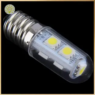 LED工作燈 純 暖白色冰箱燈泡燈AC 110V E14 1W 7 LED 5050 SMD clickstorevip