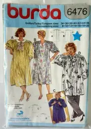 Germany burda Maternity Sewing Pattern 6476 Sizes 8-20 Dress/Shirt UNCUT