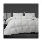 Luxury White Feathers Down Fiber Comforter King Size - Down Fiber Comforter f...