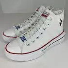 Skechers Womens 185063 White Cordova Classic Top Tier Hi Top Size 8.5 Sneakers